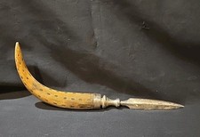 Vintage Faux Horn Handle Letter Opener~10