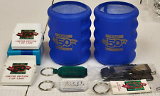 ERTL 50th Anniversary 1945-1995 - Clips Keychains Can Coolers Opener (Lot of 8) picture