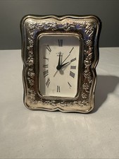 Vintage Sterling Silver Italian Florence Alarm Clock picture