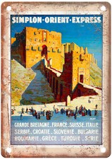 Vintage Orient Express 1927 Travel Poster Retro Look Sign T1615 picture