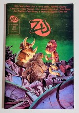 ZU Comic Book One Shot MU Press 1992 - SIGNED BY 9 ARTISTS - WOW Furry Art picture