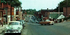 Vintage Postcard Main Street, Bracebridge Ontario, Canada Pittsburgh Paints picture