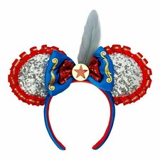 Minnie Mouse The Main Attraction Dumbo the Flying Elephant Ears Headband NEW picture