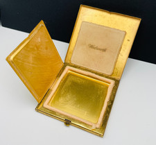 Vintage Wadsworth Gold Tone Powder Compact Mirror  picture