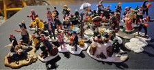 LOT OF 23 LEMAX RETIRED VINTAGE CHRISTMAS FIGURINES  picture
