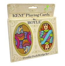 Vintage Kent HOYLE Double Deck Bridge Set Playing Cards 3451 Complete in Box picture