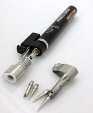 Refillable Butane PENCIL TORCH Flame Lighter Cigar or Soldering Iron Torch w/Tip picture