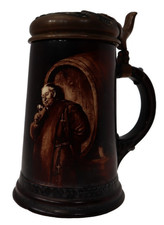 Lenox Bellek Ceramic Art Company Brown Monk DY244 picture