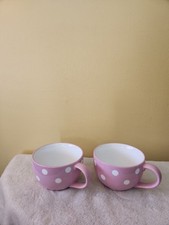The Pampered Chef Stoneware Cup Set Cancer Awareness picture