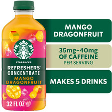 Starbucks Refreshers Concentrate Mango Dragonfruit,Refreshing Drink,32 fl oz. picture