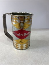Vintage Grain Belt Beer Metal Cup Mug Minnesota Brewery Advertising picture