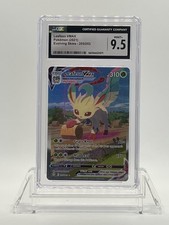 2021 Pokemon EN Evolving Skies Leafeon Vmax #205 CGC 9.5 picture