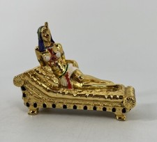 Small Gold Color Egyptian Lady figurine (qty 2) Cleopatra picture