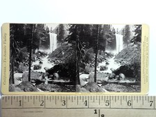 Vernal Fall Yosemite Stereoview John P. Soule 1870s California Waterfall picture