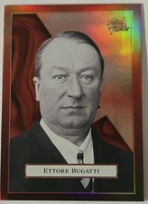 ETTORE BUGATTI #144 Silver 2026 Pieces of the Past Historical Premium RED 23/100 picture