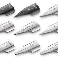 LAMY Fountain Pen Replacement Nib Z50 Spare Single Nibs Silver Black F M B 1.5 picture