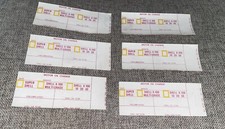 Vintage 1967 Lot Of 6 Shell Oil Change Stickers GAS OIL Advertising picture
