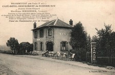 Old postcard 28 - Fermaincourt (Eure et Loir) - Café-Hotel-Restaurant du Dernier Sou picture