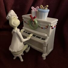 LENOX GRINCH GRINCH'S CHRISTMAS MELODY 2 piece Piano sculpture set  NEW W/O Box picture