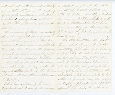 1869 Antique Letter Bethany College West Virginia Railroad Survey Steubenville picture