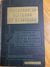 Vintage Barber Textbook Standardized Textbook of Barbering 4th Ed AMBA Rare picture