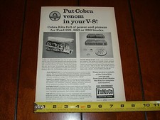 COBRA KITS FORD HIGH PERFORMANCE ORIGINAL 1964 AD picture