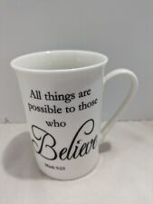 Kent Pottery Mug  Mark9:23 All Things Are Possible To Those Who Believe picture