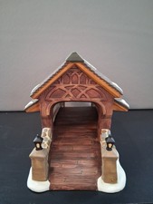 Vintage Heartland Valley Village Porcelain Christmas Bridge picture