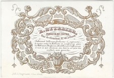 Copper Smelter Gand Belgium Clay-coated 'Porcelain' 19th Century Trade Card picture