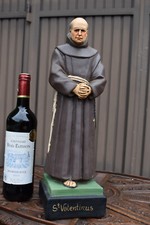Antique Flemish chalk saint Valentinus Paquay Hasselt Belgium statue picture