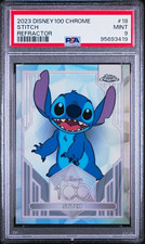 Topps 2023 Disney100 Chrome Stitch Refractor #18 PSA 9 Trading Card picture