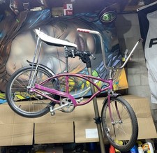 Rare 1966 Schwinn Stingray DeLuxe 3 Speed Violet Frame RIDER Patina picture
