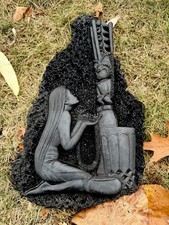 Vintage CoCo Joe's Lava Rock Woman Hawaiian TIKI BAR Wall Hanging THE GOD LONO picture