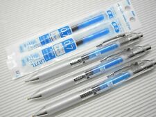 (Tracking No)3 + 3 refill NEW Pentel Ener Gel BL77TL 0.7mm rollerball pen Blue picture