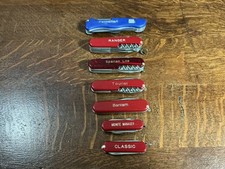 LOT OF 7 DISPLAY MODEL - SWISS ARMY MULTI-TOOL POCKET KNIVES VICTORINOX picture