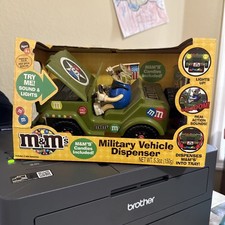 M&M's Military Vehicle Dispenser with Sound & Lights Candy & Nuts Theme picture