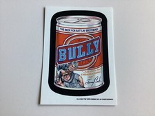 BULLY BILLY BEER 2017 TOPPS WACKY PACKAGES CARD, BLACK LUDLOW BACK JIMMY CARTER picture
