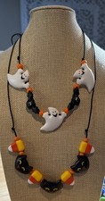 Vintage RARE Hallmark Halloween GHOSTS & BATS 1989 CATS & CORN 1988 BOO Bizarre picture