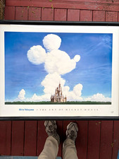 Vintage 1991 Disney Art Editions Yokoyama Art of Mickey Mouse Framed Print- $110 picture