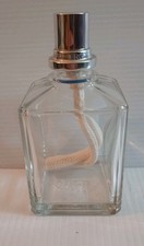 Vintage Lampre Berger Paris France Clear Glass Oil Lamp #5 6