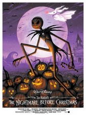 1993 The Nightmare Before Christmas Print Jack Skellington Sally 🎃🎅💀🎅🎃 picture