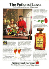 1977 Amaretto di Saronno Liqueur Potion Of Love Bernardino Luini vtg Print AD picture