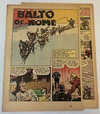 1943 three page cartoon story ~ BALTO OF NOME ~ Siberian Husky picture