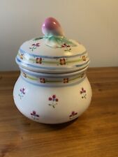 vintage ceramic canister with lid picture