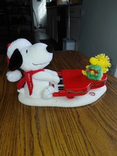 2009 Hallmark Peanuts Plush SNOOPY & WOODSTOCK  Music motion picture