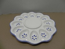 PFALTZGRAFF DEVILED EGG PLATTER - SUMMER BREEZE PATTERN - 12 EGGS picture
