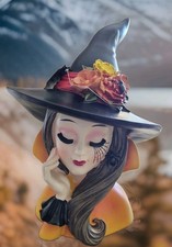 Viral Bella Lux Orange Floral Spider Witch  picture