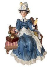 1992 Avon Mrs. P.F.E. Albee President's Award Porcelain Figurine Sitting Chair picture
