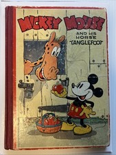 Mickey Mouse and His Horse Tanglefoot -David McKay 1936 HBK BY STAFF WALT DISNEY picture