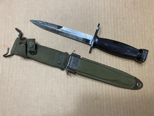 Original US Military M7 CONETTA Bayonet Combat Knife w/ USM8A1 PWH Scabbard. picture